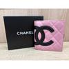 Used 【Rare/Authentic】Cambon Line Bi-fold Wallet Pink