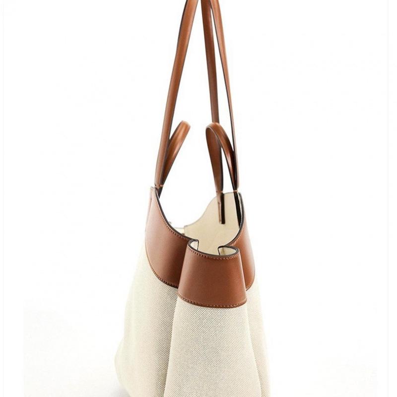 Spanish Women's 2025 Fashion Patchwork Large Capacity Tote Bag - Versatile Handheld/Shoulder Design
