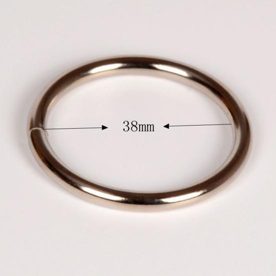 Stainless Steel Smooth Round Cockring Prolong Maintain Erection Adult Sex Toy