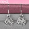 925 Sterling Silver Tree Pendant Earrings Wedding Jewelry