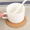 Cork Coasters Handy Round Square Shape Dia 9Cm 10Cm Plain Natural Wine Drink Tea Coffee Coaster For Home Office Kitchen