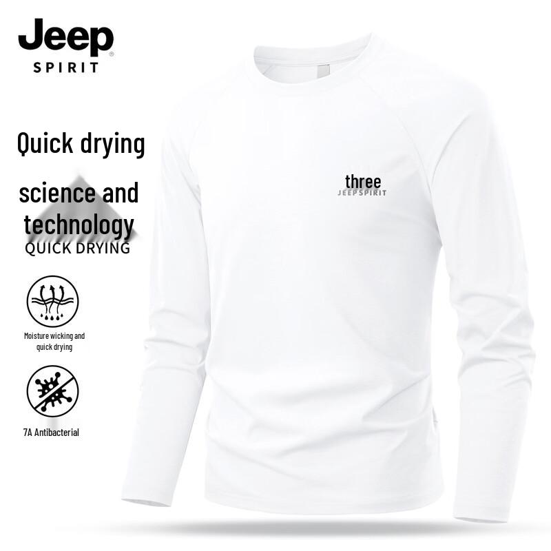 JEEP SPIRIT Men s Long-Sleeve Quick-Dry T-Shirt 3XL