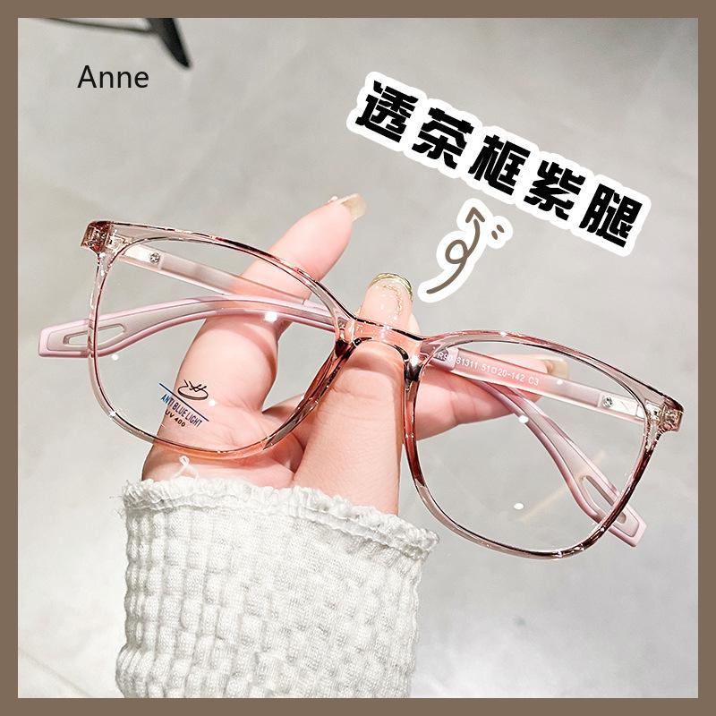 Trending Blue Light Blocking Men's Retro Glasses TR90 Anti Radiation Eyeglasses Women Round Transparent Fashion Eyewear