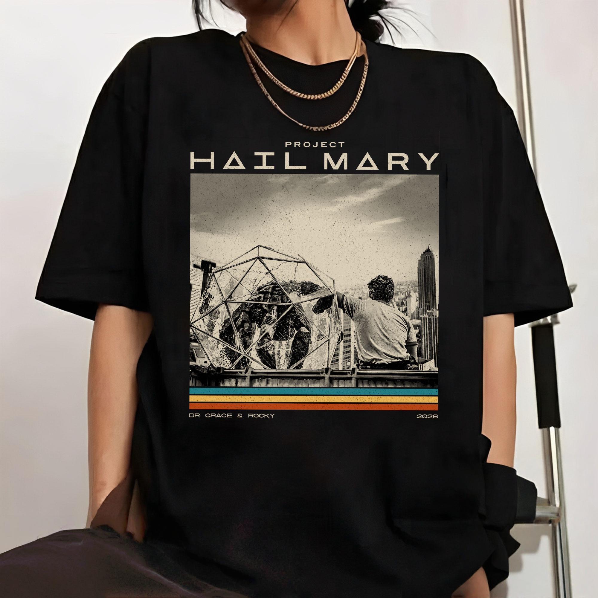 

Project Hail Mary Scifi Space Novel Tshirt Unisex and Women Summer Cotton Clothing Casual Fashion Short Sleeved Tee Streetwear M