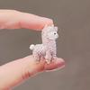 Schattige Schaap Alpaca Vormige Broche Eco-vriendelijke Legering Reversspeld Mode Decoratie voor Verjaardagsfeest Bruiloft Leuk Cadeau voor Vriendinnen