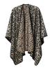 Autumn Winter Scarf Women Lady Layers Poncho Elegant Luxury Retro Leopard Print Shawl Scarve Capa Para Mujer Fashion Party New