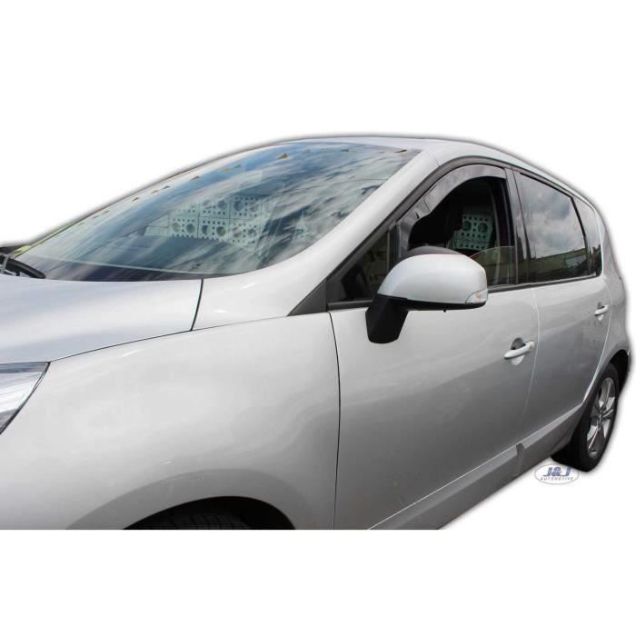 J&J AUTOMOTIVE | Heko Deflecteurs d'air Déflecteurs de Vent Pour Renault Scenic 3, 2009-2016