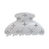 Women Hair Clip with Star-Studded Diamond Design Thick Acrylic Stable Grip Hair Accessory for Commuting Dating
