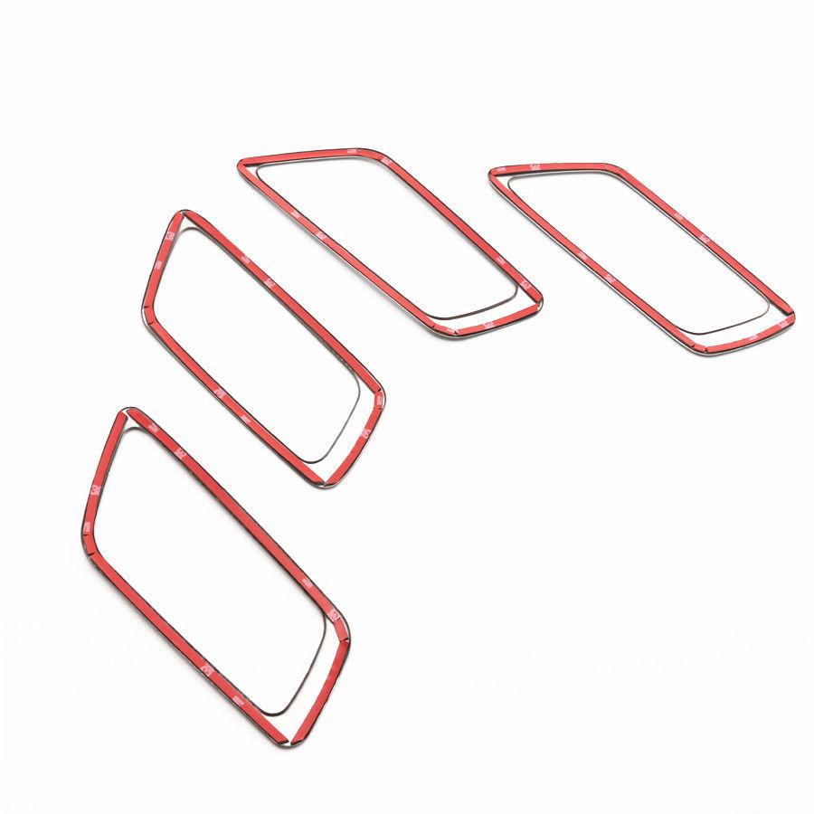 4PCS SUS304 Stainless Steel Inner Interior Handle Garnish Trim Cover For Toyota C-HR CHR 2017