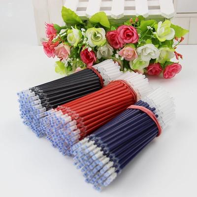 20Pcs Neutral Pen Pen Replacement Refill Neutral Ink Gel Pen Spare High Quality Black Refill Blue Red 0.5 Mm