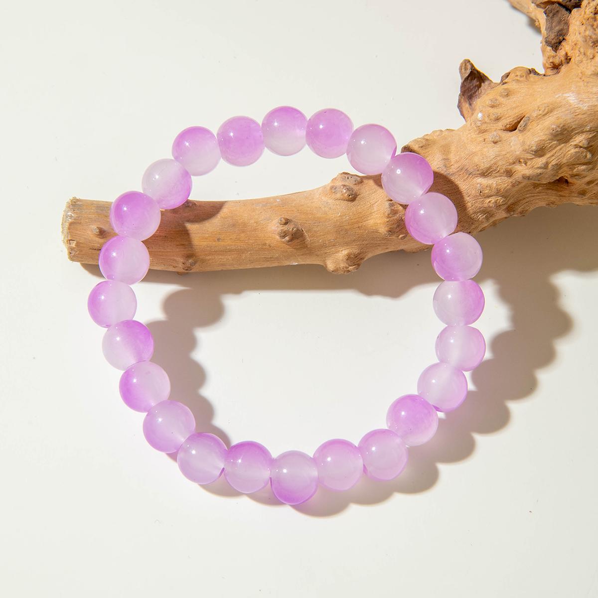 

Трансграничная мода Универсальный браслет из смешанных по цвету стеклянных бусин для женской летней прохлады Ювелирный набор браслетов из бусин