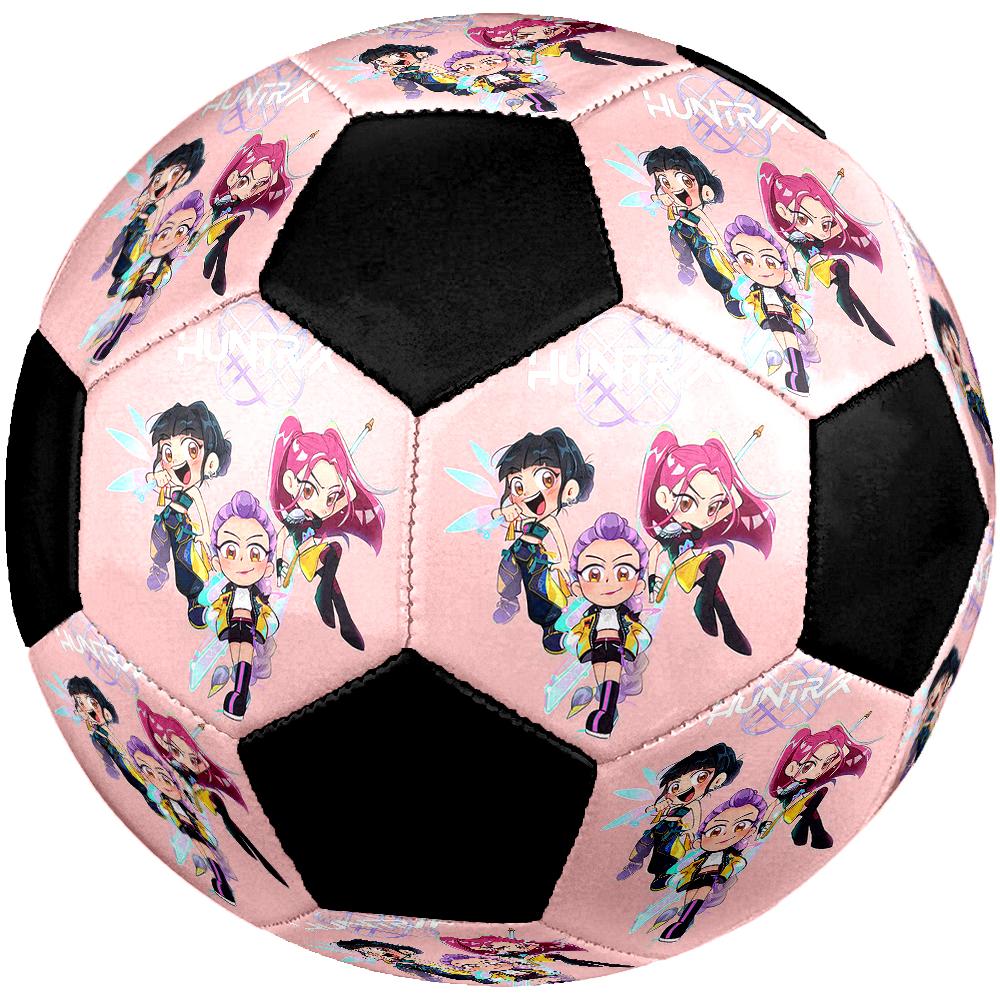 Ballon de Football Taille 5 Thème Chasseurs de Démons KPop, Convient aux Matchs Intérieurs et Extérieurs, un Cadeau Convient à Tous.