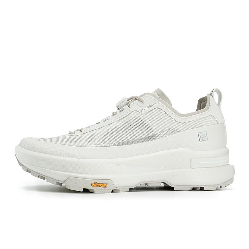 FILA Explorer 4 Модные Простые Удобные Посадка Уличные Кроссовки для Трейлраннинга Женские кроссовки Звездный-Белый A12W631201FSW 37.5
