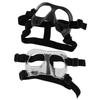 Sports Nose Guard Adjustable Clear Visibility Broken Nose Face Guard for Basketball Baseball Footbal