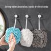 Thickened Chenille Absorbent Lint-Free Hanging Hand Towel for Kitchen & Bathroom.