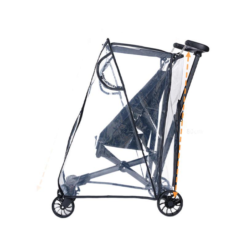 Little Tiger Stroller Rain Cover Windshield - Warm, Dustproof, and Weather-Resistant T18.