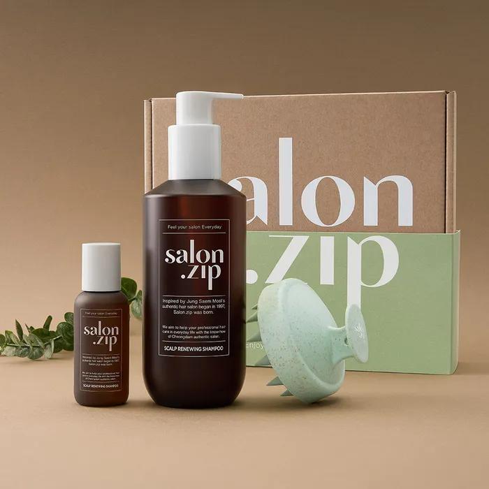 Salon House Scalp Renewing Shampoo (Shampoo Brush + Scalp Shampoo 50g Included)