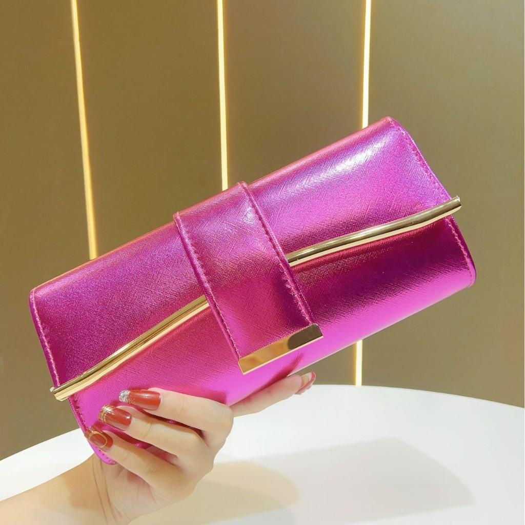 Pochette da donna in PU portatile con chiusura magnetica per eventi serali e feste