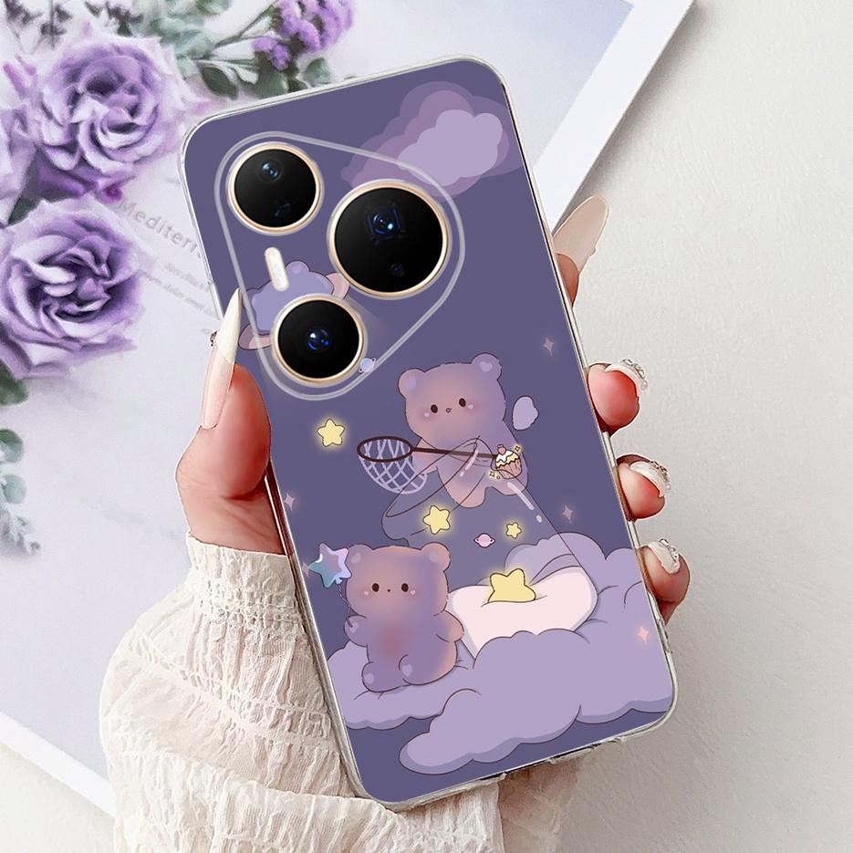 For Huawei P80 Pro Plus Case LMR-AL10 Cute Fashion Painted Cover Soft Slim Phone Case For Huawei Pura 80 Ultra Pura80 Pro+ Shell