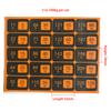 Weight Stack Labels 4.5Kg To 150Kg Black Background White Number Weight Stickers For Fitness Equipment Gym Strength Training