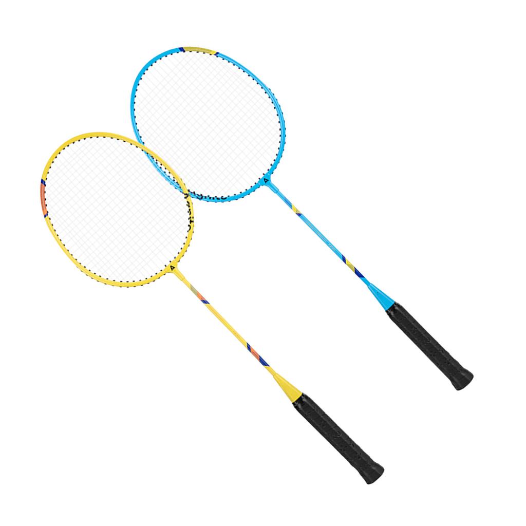 1 pár lehkých badmintonových raket, sada raket, rakety pro vnitřní a venkovní sporty, příslušenství pro děti a dospělé, začátečníky