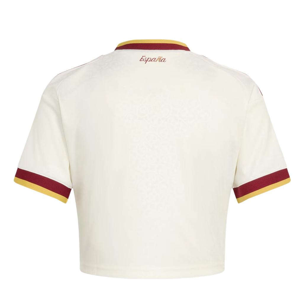 adidas Originals Climacool Spagna 26 Trasferta Manica Corta Girocollo Traspirante a Strisce Maglia da Calcio Maglia Donna KE8078