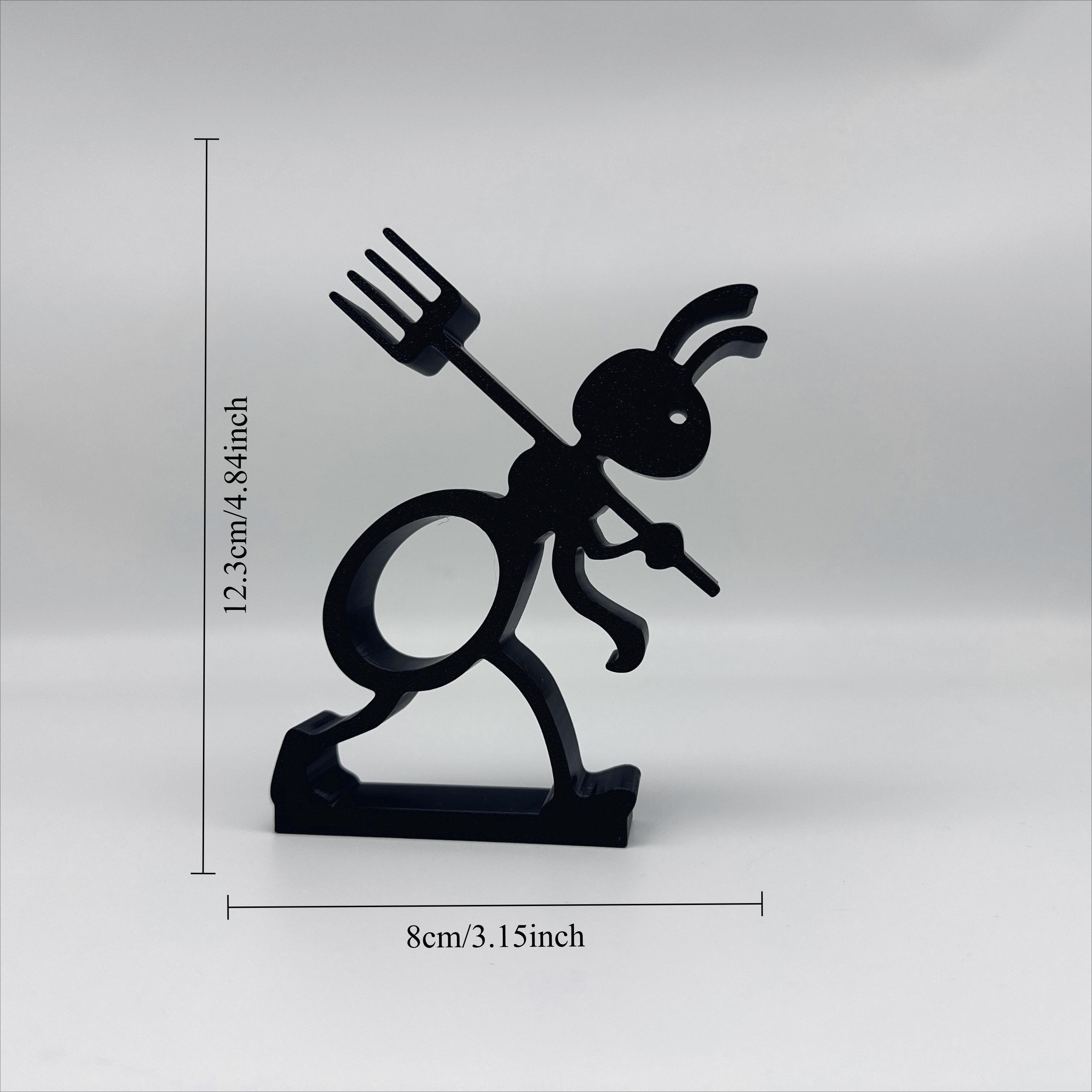 

3D Printing Paper Towel Holder Simple and Practical Cute Ant Animal Shape Plastic Office Toilet Washing Area Home Decoration