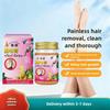 Powerful hair removal cream, one application and one wipe, easy hair removal, no black spots, a must for home use