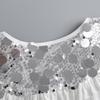 Sophisticated Sparkling Sequins Cape False Collar Elegant Pleated Ruffled Layering Shawl Clothing Accessory for Dress