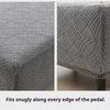 Modern Simple Pedal Cover Universal Cover for All Seasons Household All-inclusive Stool Cover Elastic Thickened Pedal Sofa Cover