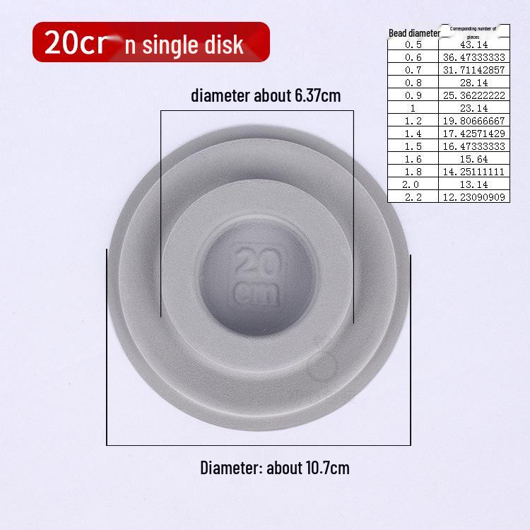 DIY Jewelry Design Plate: Bracelet & Necklace Measuring Tray with Beading Scale