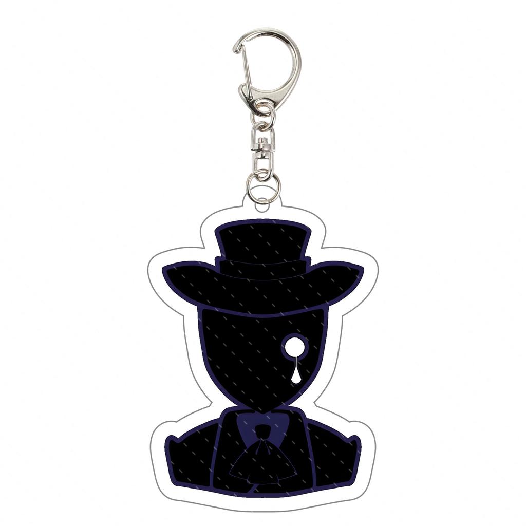 The Freak Circus Otome Game Acrylic Keychain 5.5cm Pierrot Harlequin Double-sided HD Print Collectible Desk Decor Fan Gift