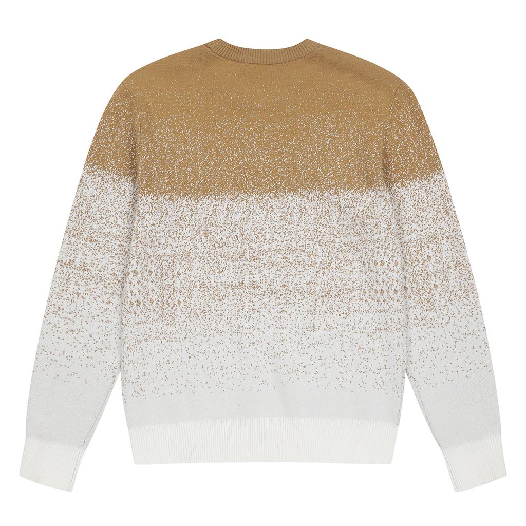 FERRAROMILANO Men'S Two-Tone Round Sweater Dark Beige (Am0Drd15154)