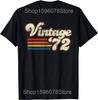 Classic 1972 Original Vintage Birthday Est 1972 Edition T Shirts Men Streetwear Tee Shirt Short Sleeve Unisex Loose Clothing