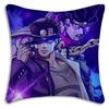 Pillow Covers Cartoon Jojo’S Bizarre Adventure Sofa Decorative Home Double-Sided Printing Short Plush Cute Cushion Cover