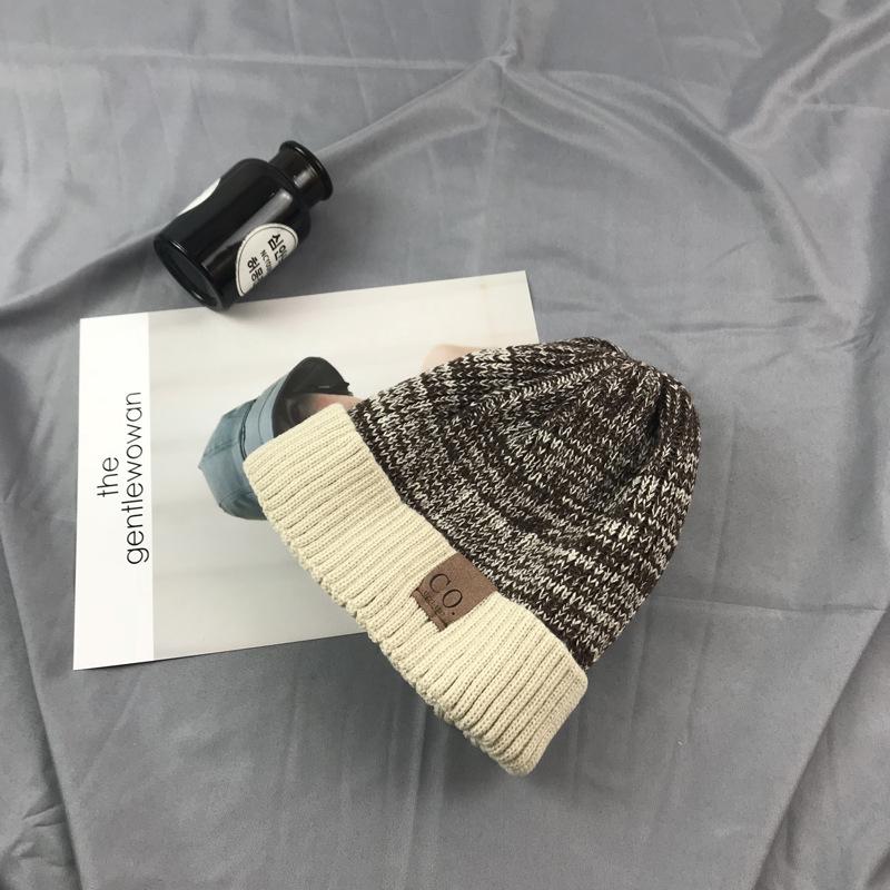 Autumn and Winter Knitted Woolen Hat Korean Style Fashionable Velvet Warm Ear Protection Male and Female Student Young Couple Cold Hat