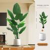 Large Faux Bird of Paradise Tree - Indoor Living Room Floor-Standing Luxury Green Plant Decor