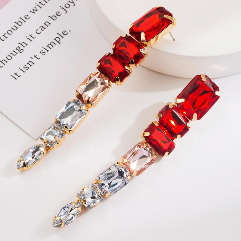 Fashion Alloy Multi-Layer Long Earrings - Elegant and Sophisticated Women's High-Quality Simple Fringe Formal Earrings