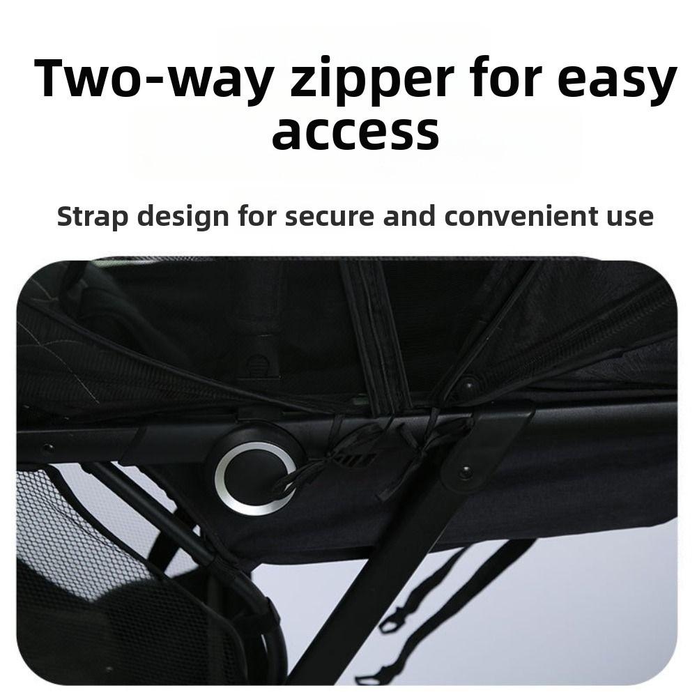 Full Coverage Baby Stroller Mosquito Net with Zipper Baby Bug Cover  Accessories