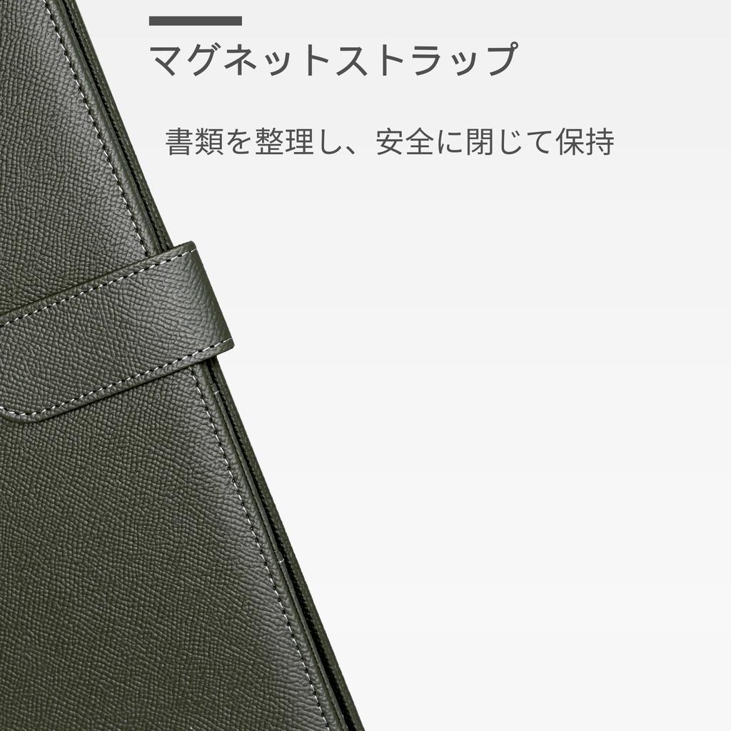 A4 Binder Clipboard Folder, Bi-fold PU Conference Pad Clip File, Desk Pad Signature Folder, A4 Document Folder, Contract Signing Only, Office Supplies