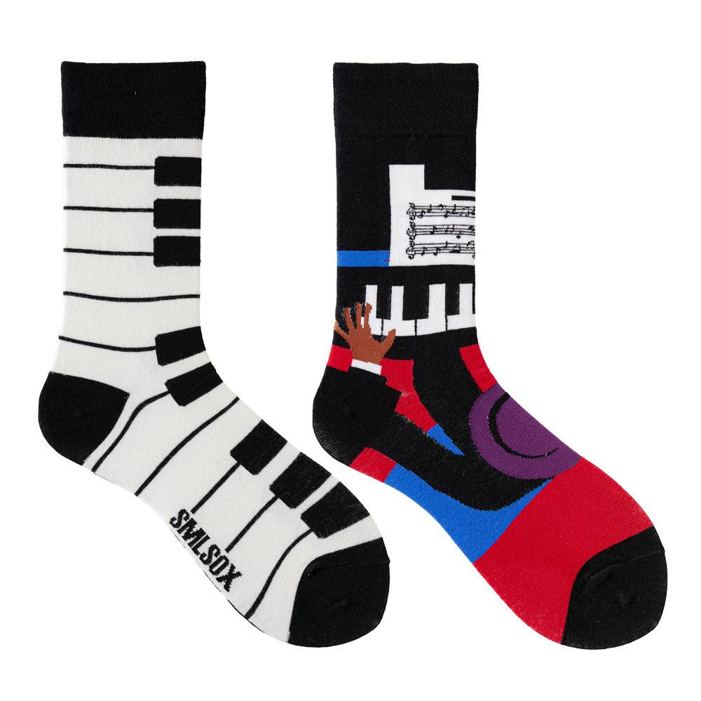 Calzini AB Asimmetrici Trendy Divertenti per Coppia Anatra Mandarina Colorati Calzini a Mezza Gamba SMLSOX