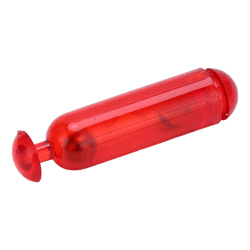 50 stk 21 mm plastskrangler riste fiskesluk agn innsats rør skrangler for myk fisk rød