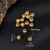 Argent Sterling S925 avec Perles Espacement Plaqué Or 24K pour Bijoux DIY