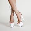 Summer Sexy Women Platform Narrow Band Sandals 2025 New Arrivals Ladies Buckle Strap Nightclub Thin High Heel Shoes sandals