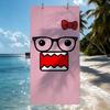 Cartoon D-Domo K-Kun Towel Quick Drying Beach Towels Are Suitable For Swimming Pools Camping Yoga And The Gym