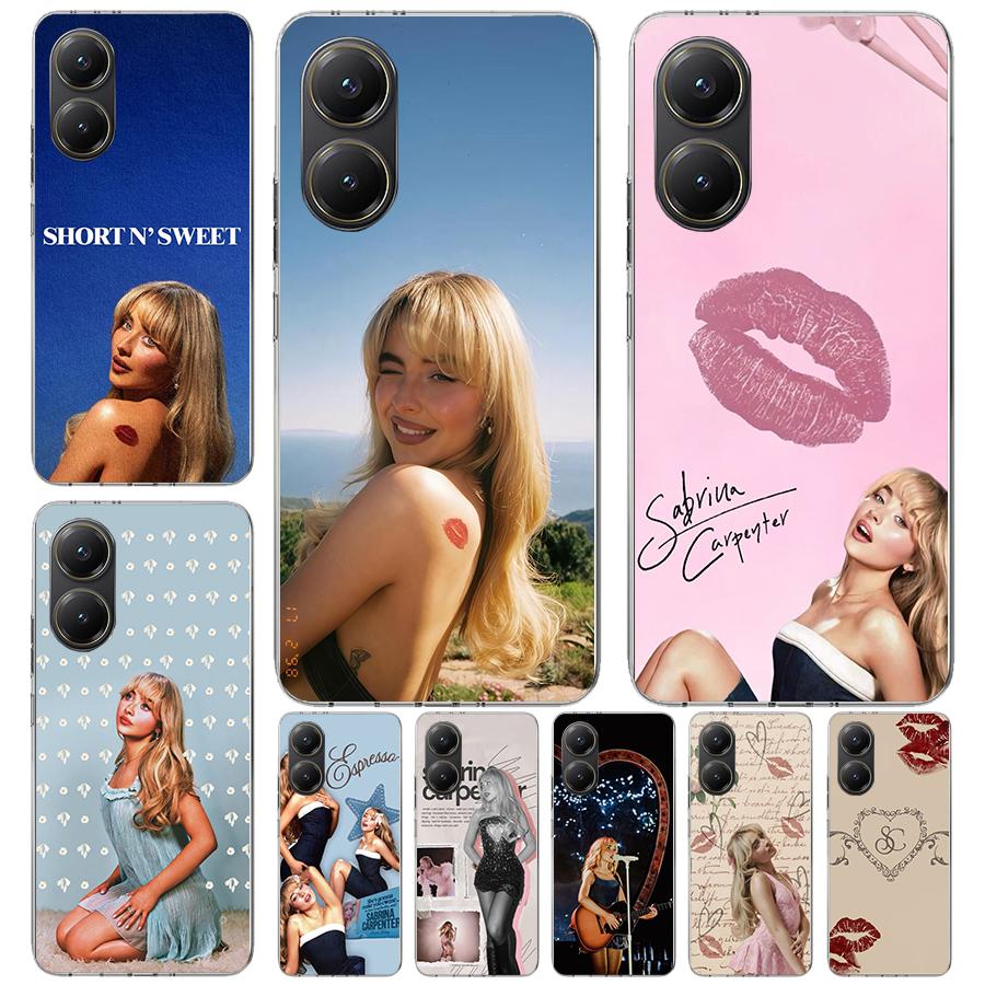CR66 S-Sabrina C-Carpenter Soft Phone Case For Xiaomi Redmi 15C 15 13C 13 Poco X5 X6 X7 F7 Ultra M7 12C 12 10 10C 9C 9A 9T 9 Fun