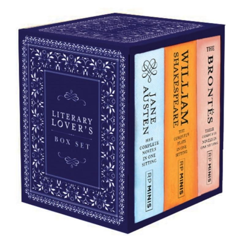 Literary Lovers Box Set by Running Press Hardback Book 9780762469420