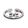 New Popular Exquisite Handmade Personality Thai Silver Wukong 925 Sterling Silver Jewelry Big Westward Hoop Opening Rings TYB535