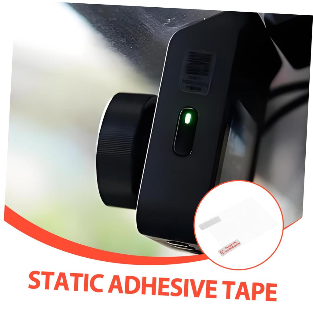 ABOOFAN 10 PCS High Temperature Resistant Car Clear Static Film for Dash Cam Record