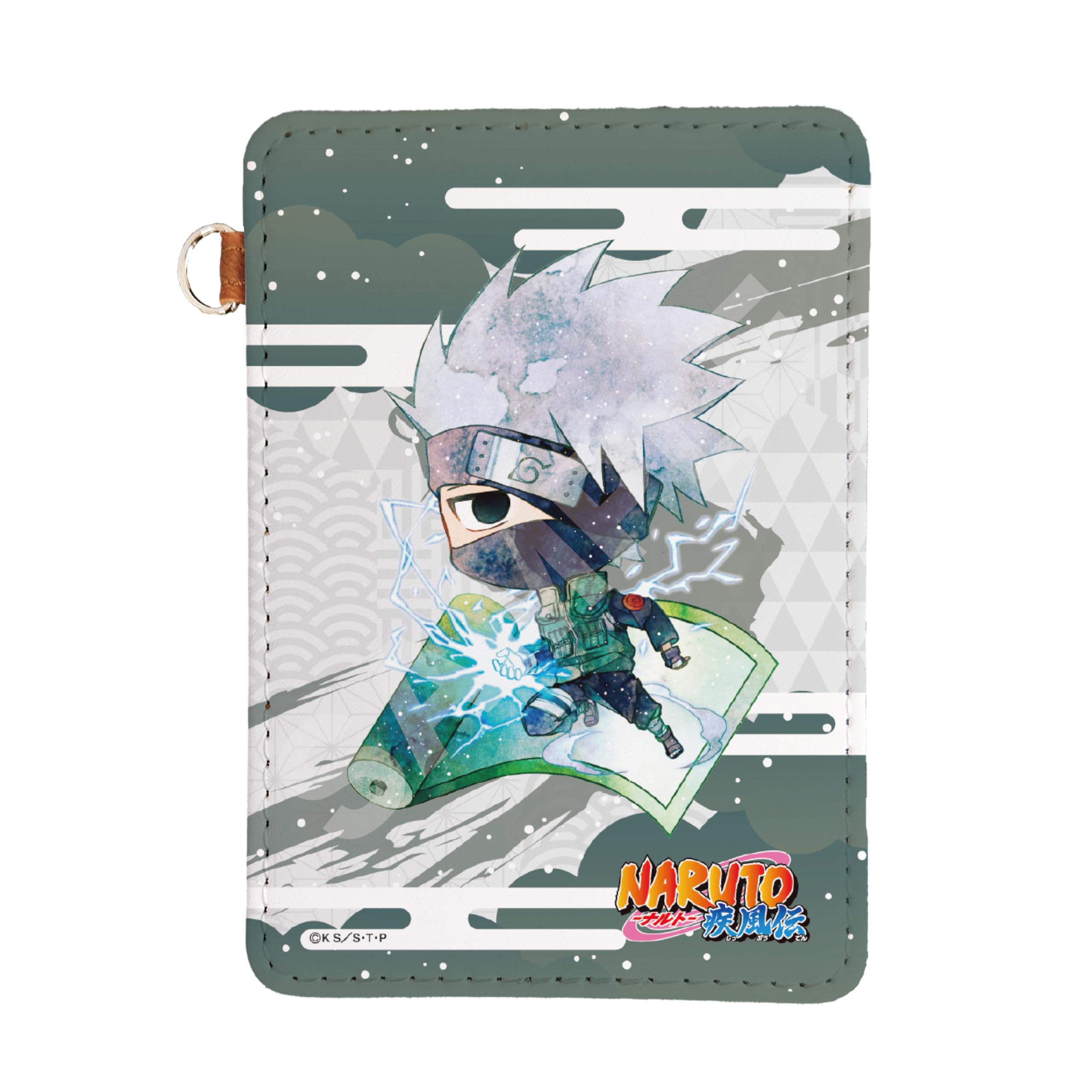 

NARUTO Shippuden Hatake Kakashi Character Art Leather Pass Case 04